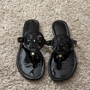 Tory Burch Black Patent Sandals miller